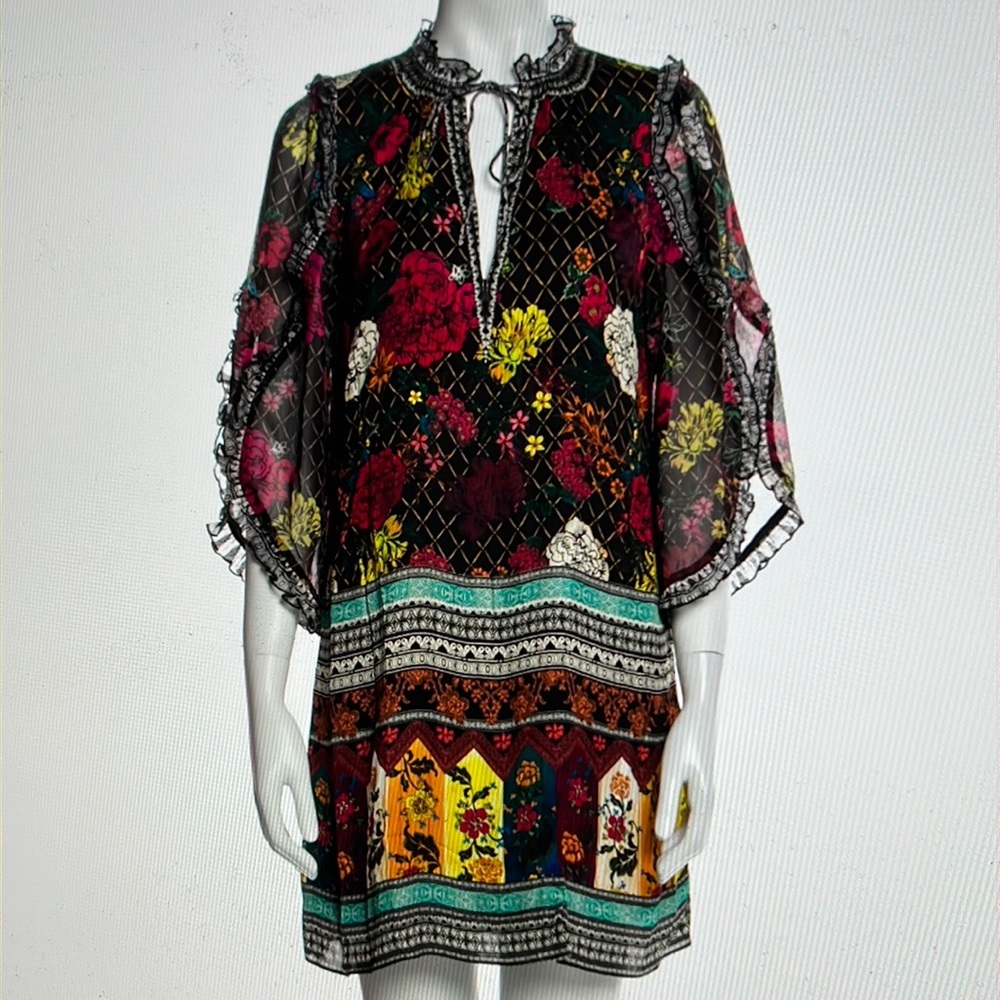 NWT Alice & Olivia printed Mini Dress w/ Tags Sz.S